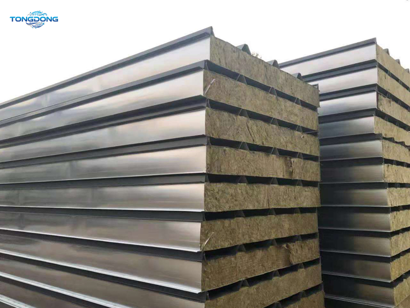 Rock wool sandwich panel