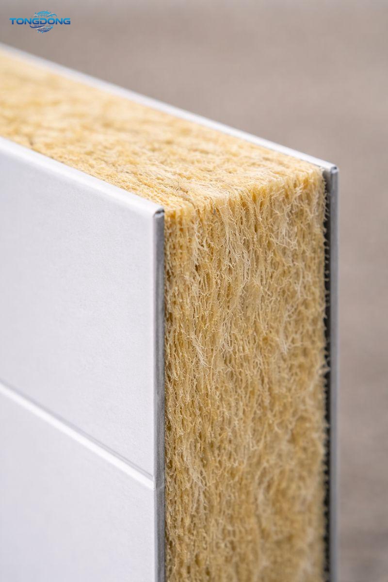 Rock wool sandwich panel