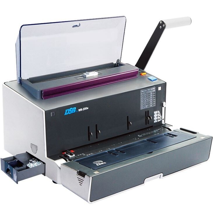 WR-200e A4 Electric Wire Binding Machine