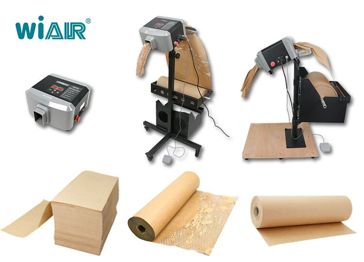 WiAIR Paper Cushion Machine Can Be Used With Folding Paper, Roll Paper, Honeycomb Paper!