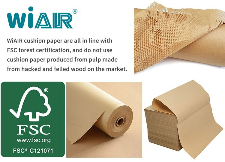 What Raw Materials Are Used For WiAIR Cushioning Paper Pad Consumables?