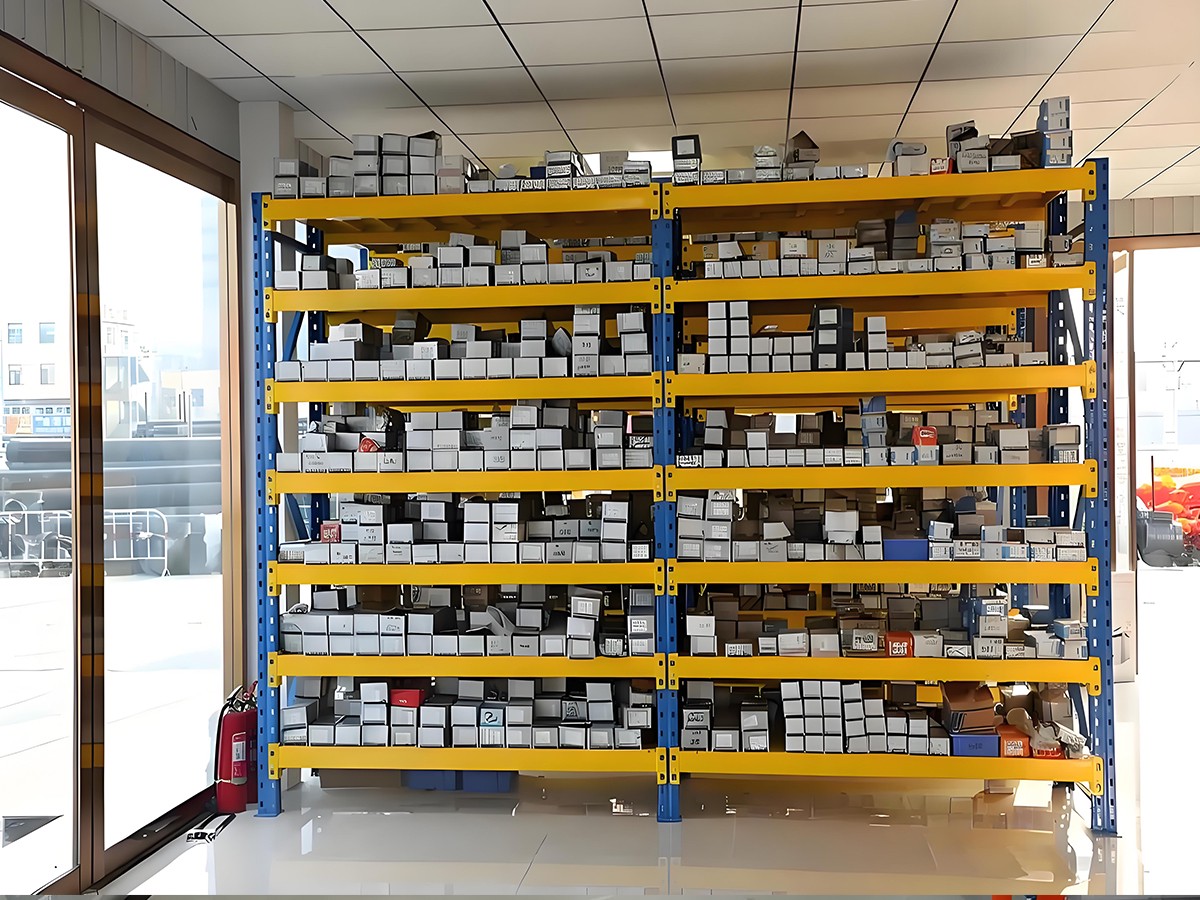 Heavy Duty Shelving - Yellow&Blue Model