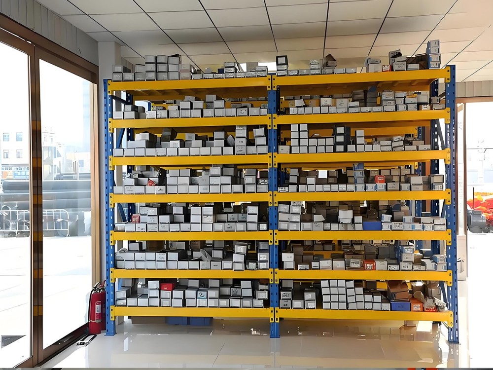 Heavy Duty Shelving - Yellow&Blue Model