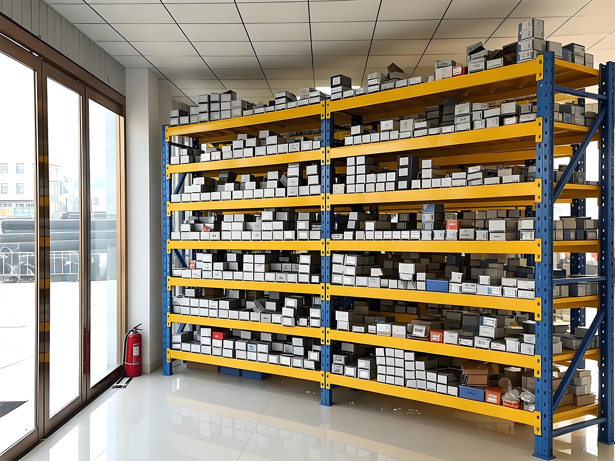 Heavy Duty Shelving - Yellow&Blue Model