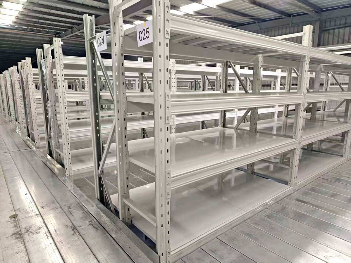 Mezzanine shelving - on-site photos