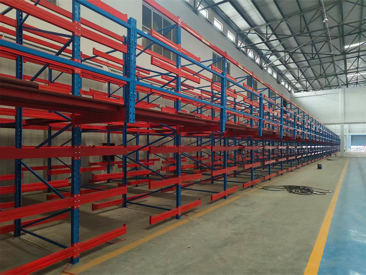 Mezzanine cantilever rack