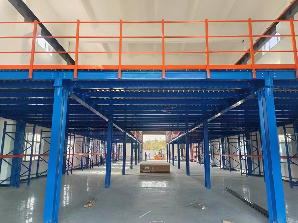 Steel platform rack