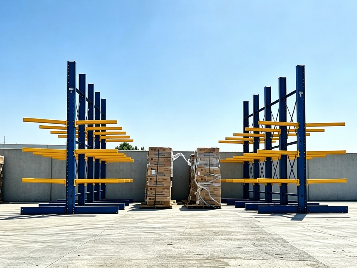Outdoor cantilever racks
