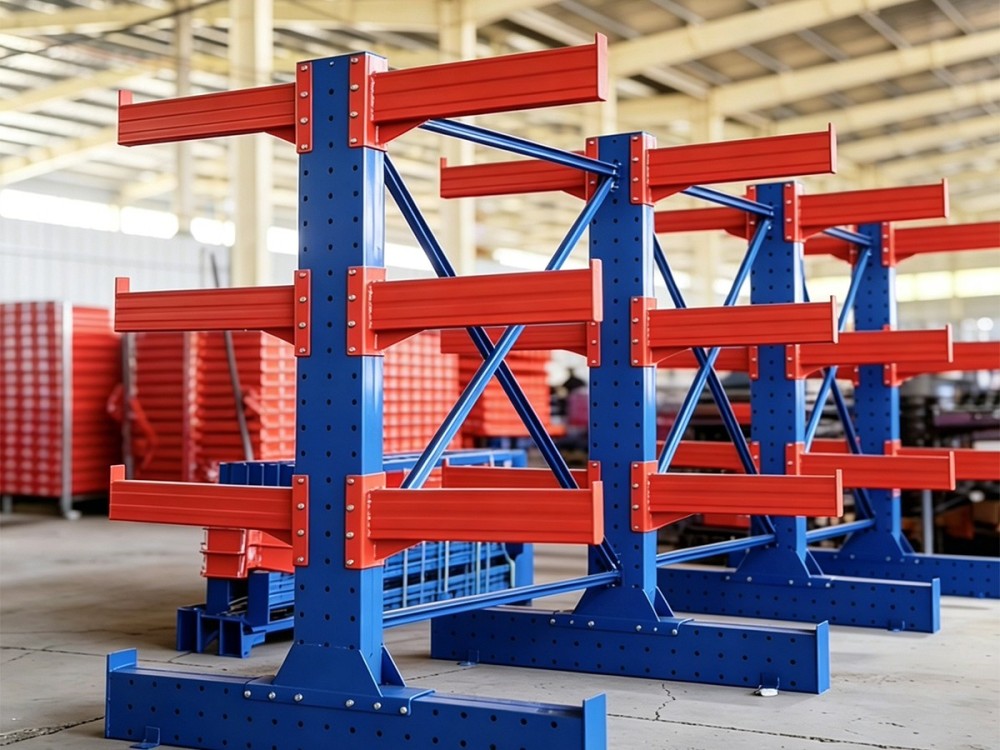 Double-sided cantilever rack