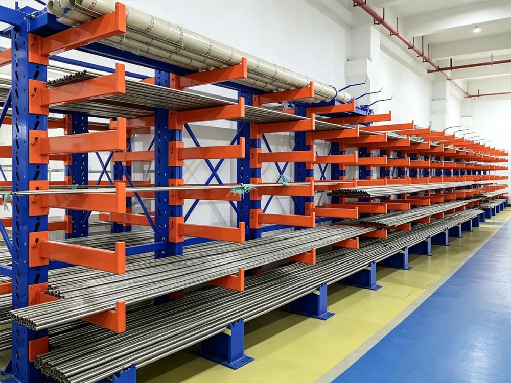 Single-sided small cantilever rack