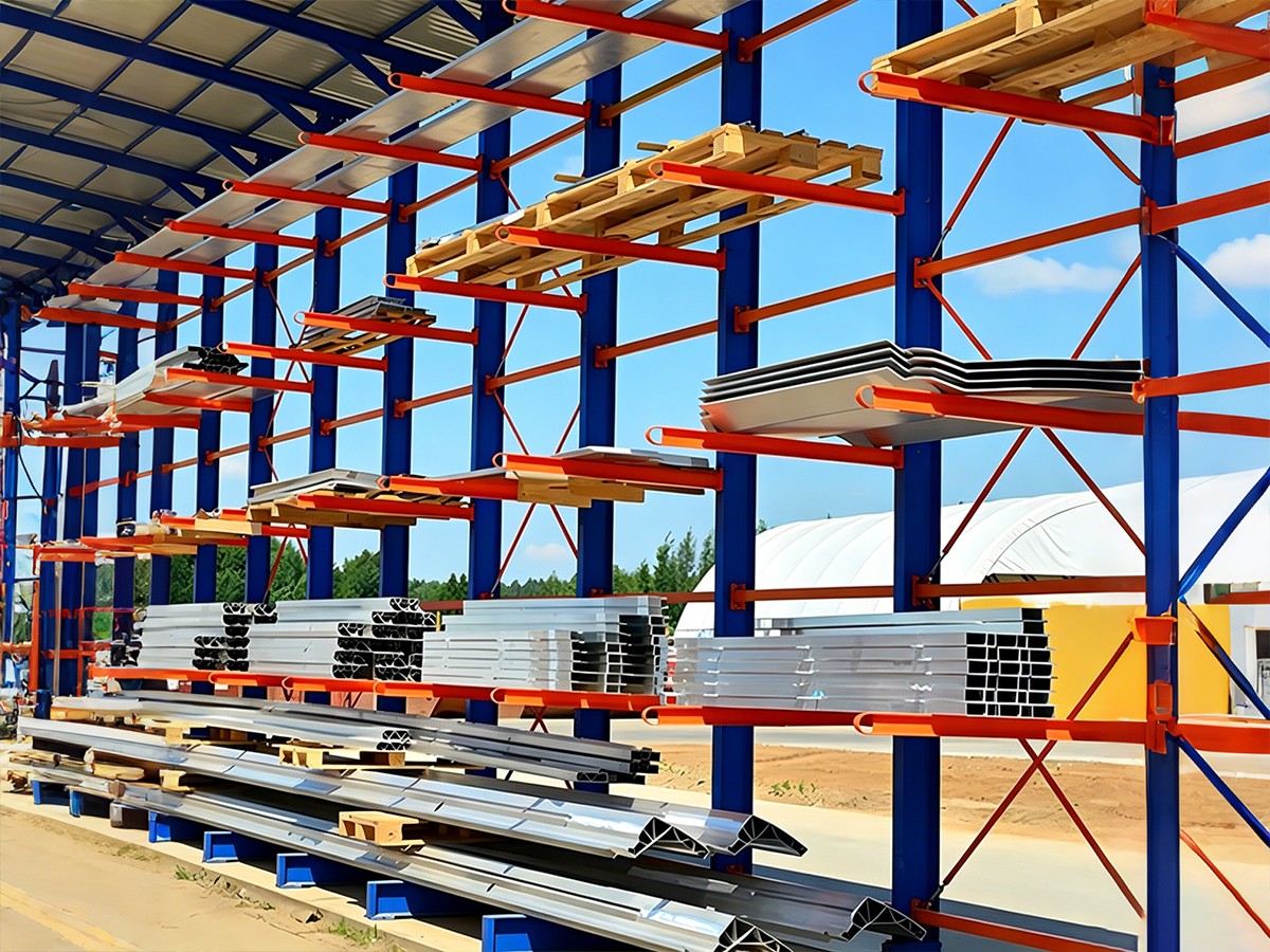 Outdoor cantilever racks