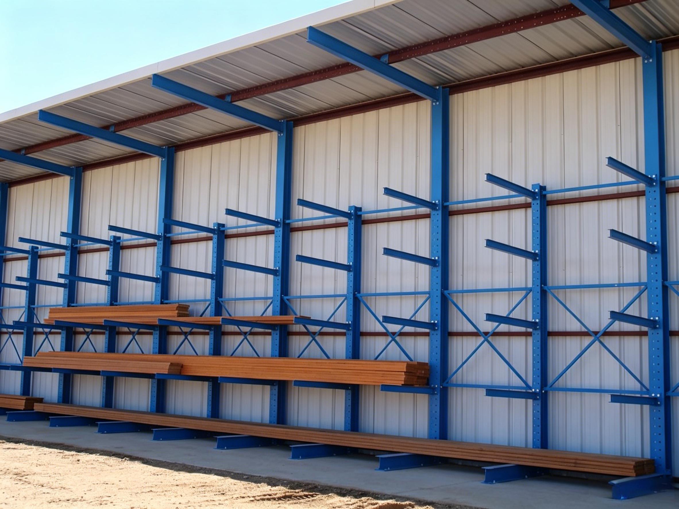 Outdoor cantilever racks