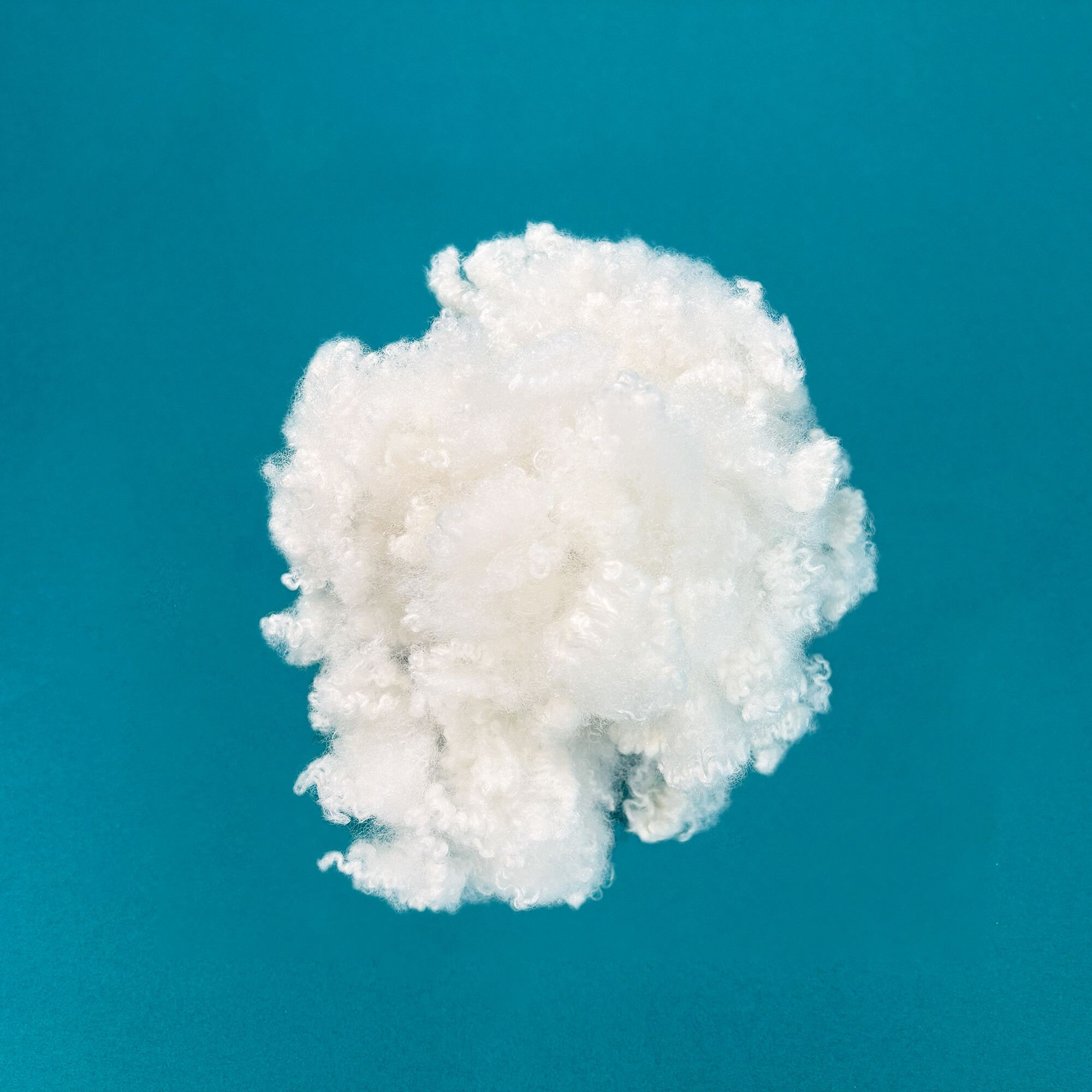 Eco-Friendly Recycled15D-64mm Polyester staple fiber,Ultra-Soft Silicone Treated