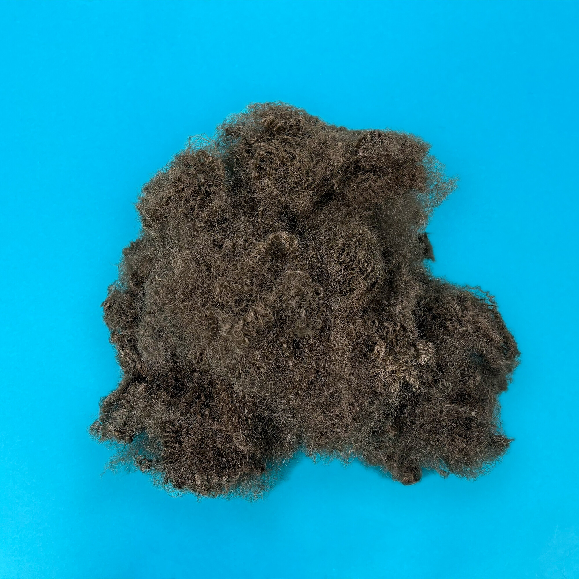 Factory Price 15d 32mm Recycled Brown Hollow Polyester Staple Fiber