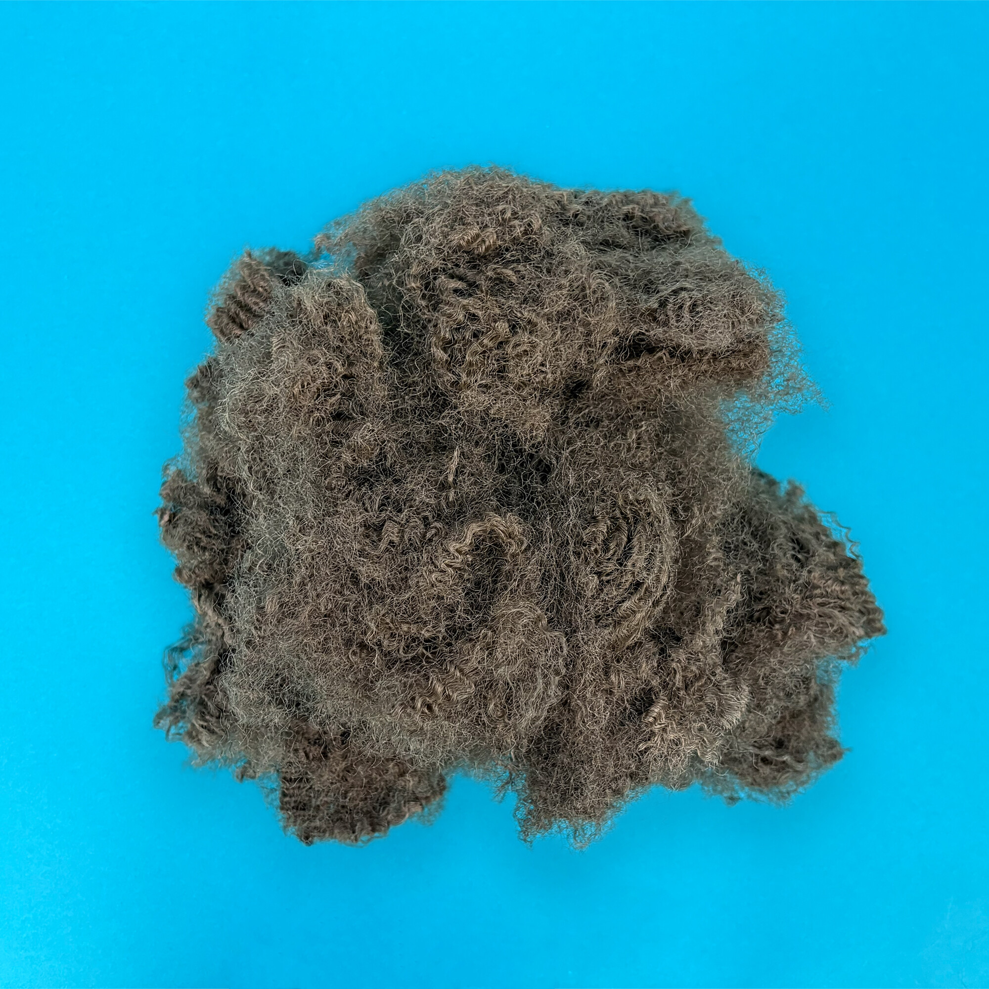 Factory Price 15d 32mm Recycled Brown Hollow Polyester Staple Fiber