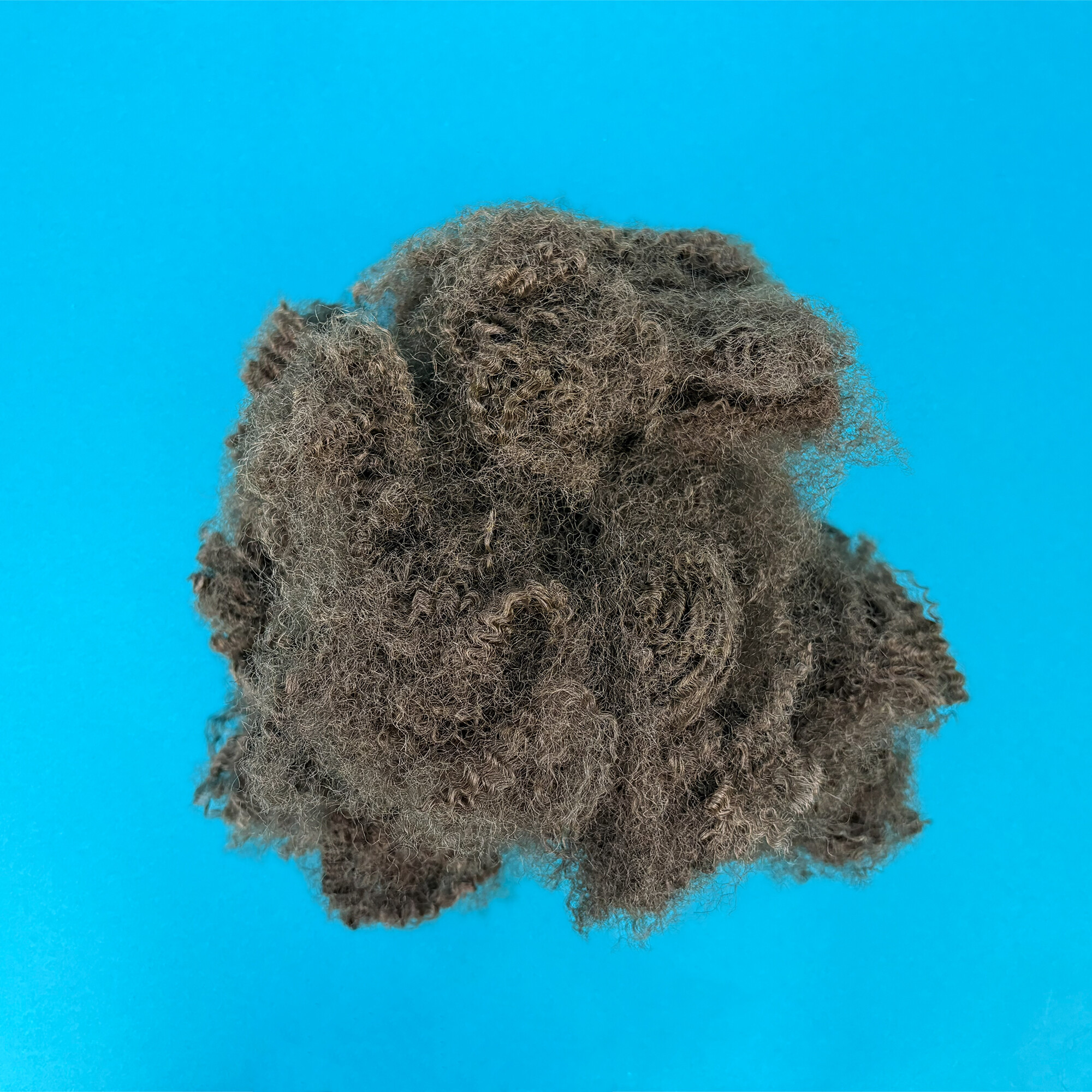 Factory Price 15d 32mm Recycled Brown Hollow Polyester Staple Fiber