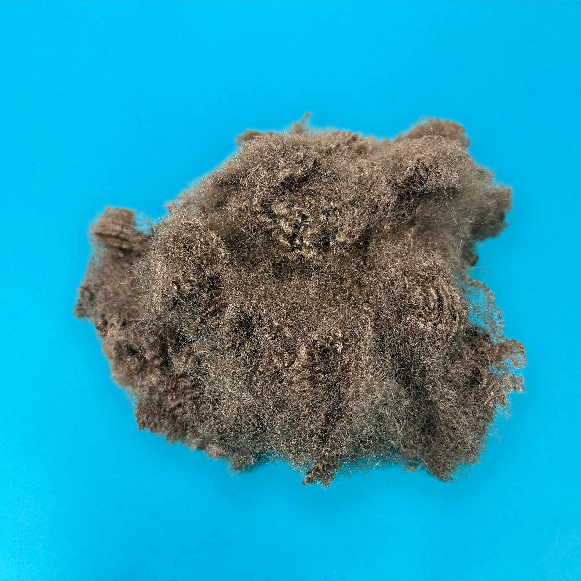 Factory Price 15d 32mm Recycled Brown Hollow Polyester Staple Fiber