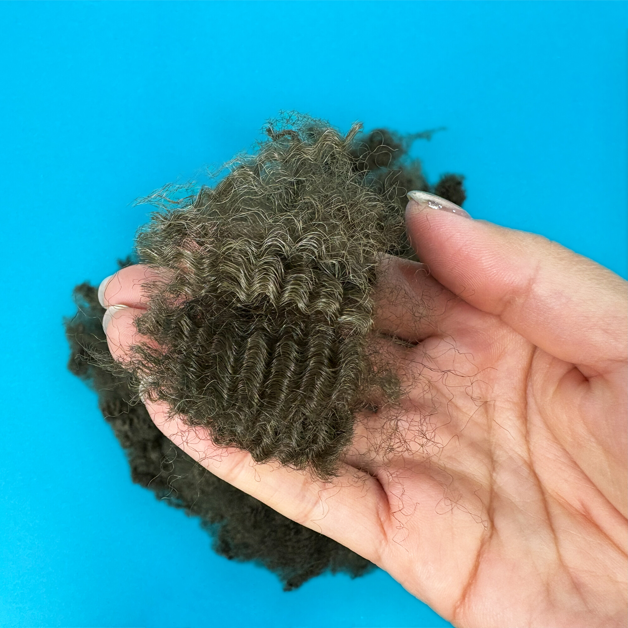 Factory Price 15d 32mm Recycled Brown Hollow Polyester Staple Fiber