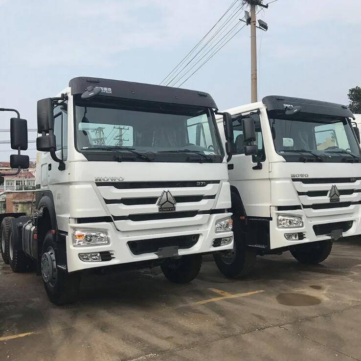 2014 - 2020 Sinotruck HOWO Tractor 371HP 375HP 40 50 60 100tons Used 10 Wheeler 6*4 Used HOWO Tractor Head Truck