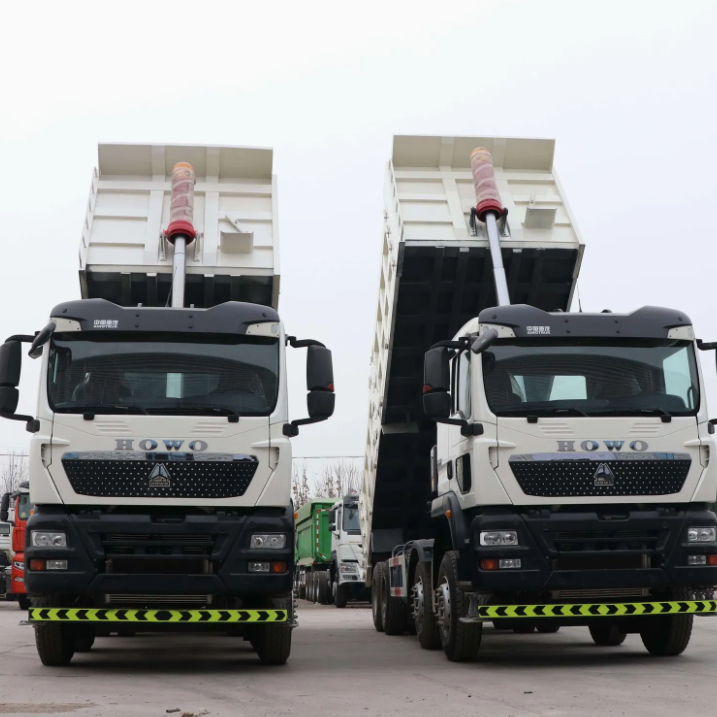 Dump Trucks Heavy Duty HOWO 8X4 Dump Trucks for Construction and Mining