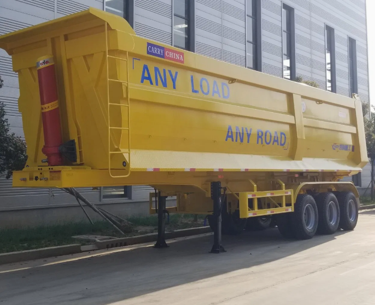 Customized Manufacturer Price 3 Axle 4 Axle 60tons 80 Tons Dump Tipper Tipping Semi Truck Trailer Rear Dump Trailers for Sale