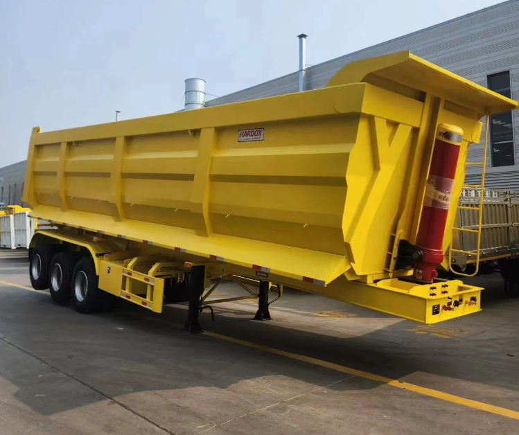 Customized Manufacturer Price 3 Axle 4 Axle 60tons 80 Tons Dump Tipper Tipping Semi Truck Trailer Rear Dump Trailers for Sale