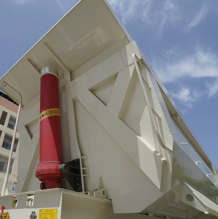 High Quality 2-Axle 40cbm Back Dump Semi Trailer Hydraulic Tipper Sand Transport Trailer