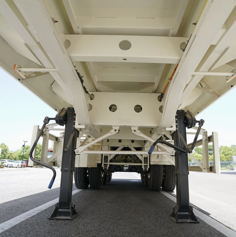 High Quality 2-Axle 40cbm Back Dump Semi Trailer Hydraulic Tipper Sand Transport Trailer