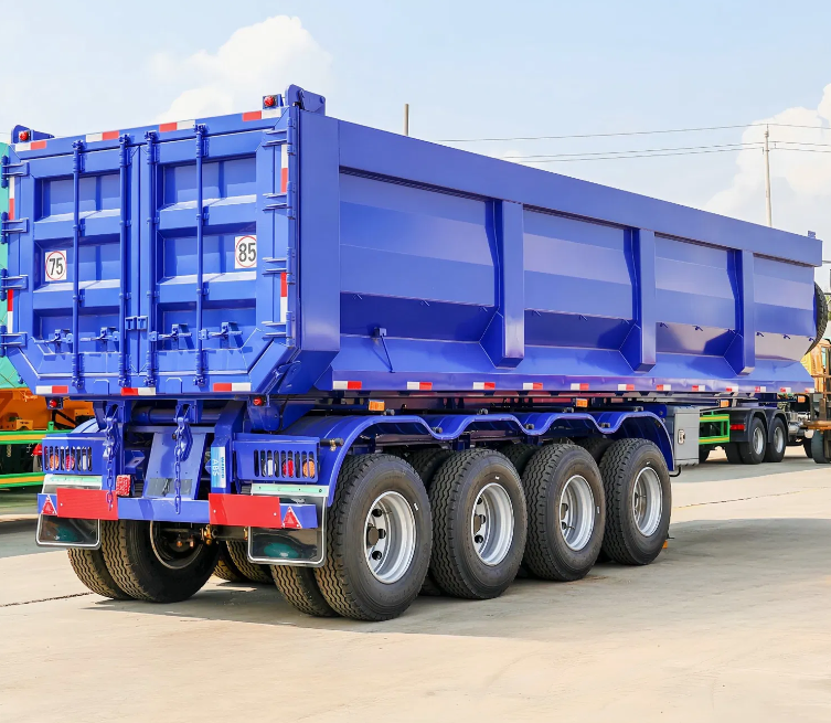 High Load-Bearing Capacity Rear Dump Truck Semi-Trailer with ISO9001 CE CCC ECE Gcc Certification