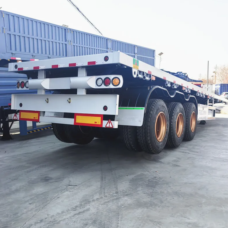 Factory Price 20feet Faltbed Semi Trailer with Stable Platform