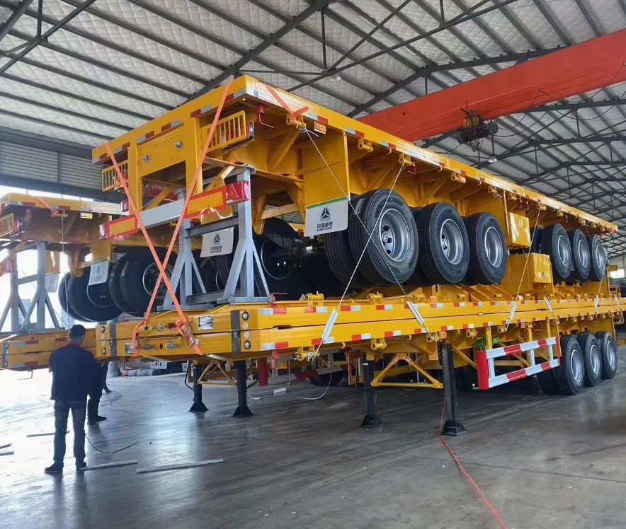 Best Quality Popular China Factory Faltbed Semi Trailer