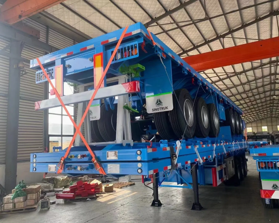 Best Quality Popular China Factory Faltbed Semi Trailer