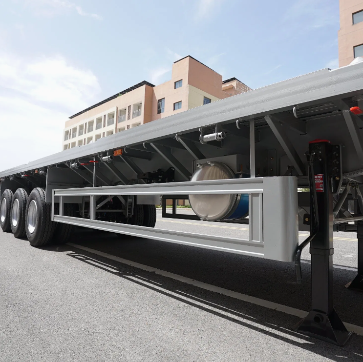 Factory Price 20feet Faltbed Semi Trailer with Stable Platform