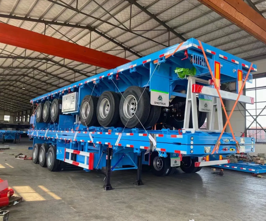 Best Quality Popular China Factory Faltbed Semi Trailer