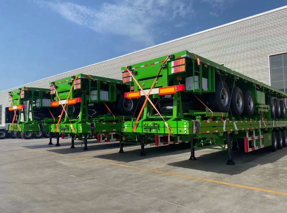 Best Quality Popular China Factory Faltbed Semi Trailer