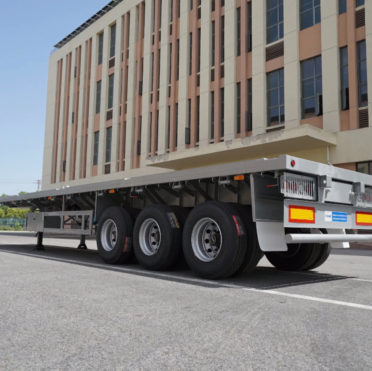 Factory Price 20feet Faltbed Semi Trailer with Stable Platform