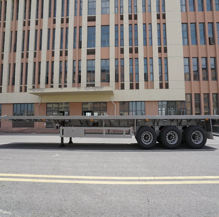 Factory Price 20feet Faltbed Semi Trailer with Stable Platform