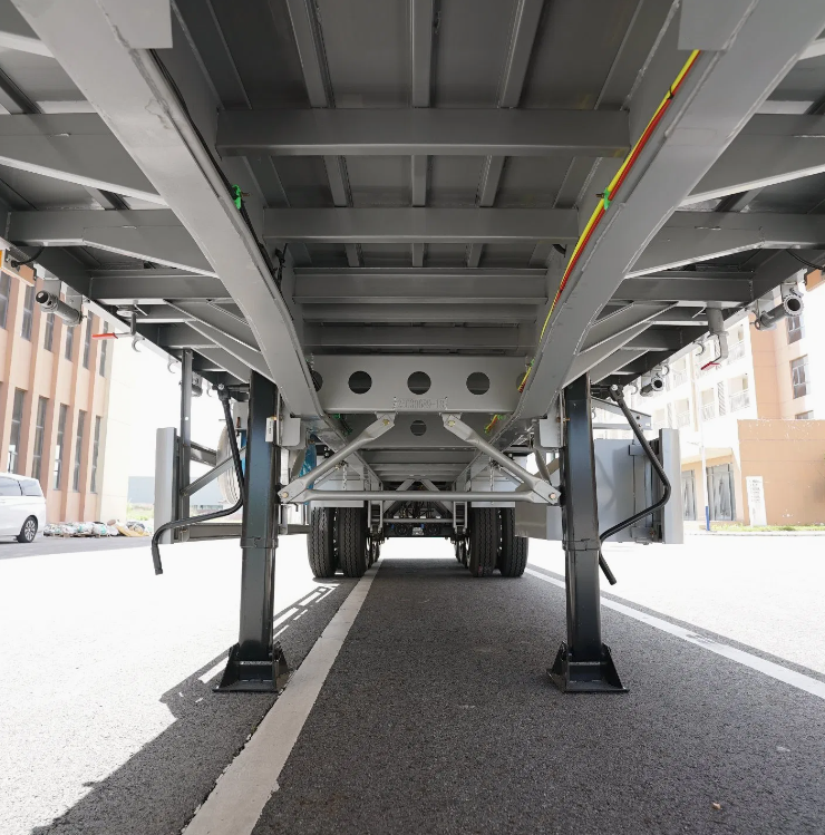 Factory Directly Faltbed Semitrailer for Container and Bulk Cargo Transportations