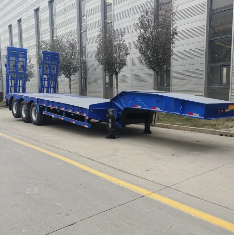 Good Prices 3/4/6 Axle Lowbed Low Bed Lowboy Flatbed Gooseneck Semi Trailer /Container Trailer/Flatbed Truck Trailer