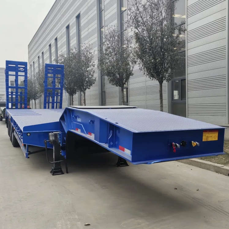 Good Prices 3/4/6 Axle Lowbed Low Bed Lowboy Flatbed Gooseneck Semi Trailer /Container Trailer/Flatbed Truck Trailer