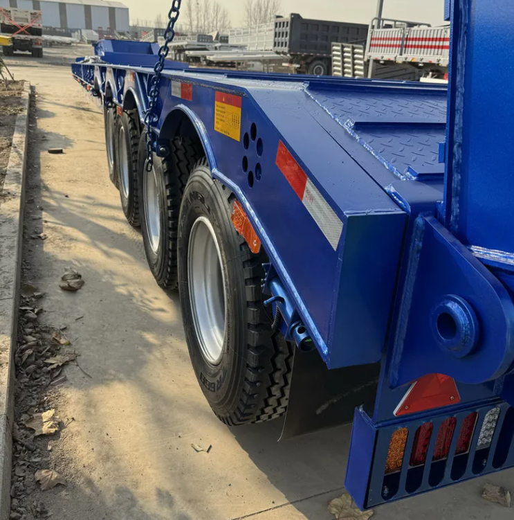 Good Prices 3/4/6 Axle Lowbed Low Bed Lowboy Flatbed Gooseneck Semi Trailer /Container Trailer/Flatbed Truck Trailer