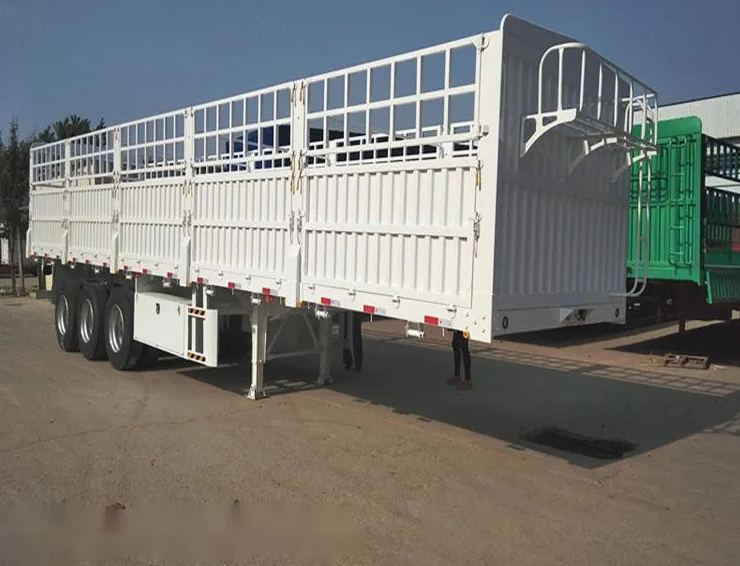 Sinotruk Hot Sale 2 3 4 Axles Multi Purpose Removable Drop Sidewall Flat Box Van Fence Stake Bulk Cargo Semitrailer Dumping Truck Semi Trailer Price for Sale