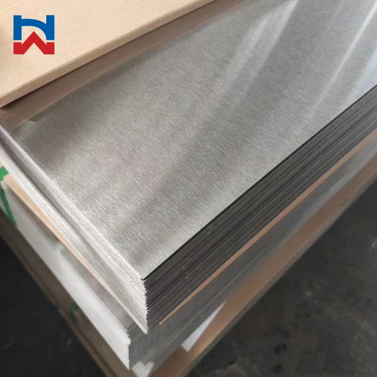 No.4 Brushed Stainless Steel Plate