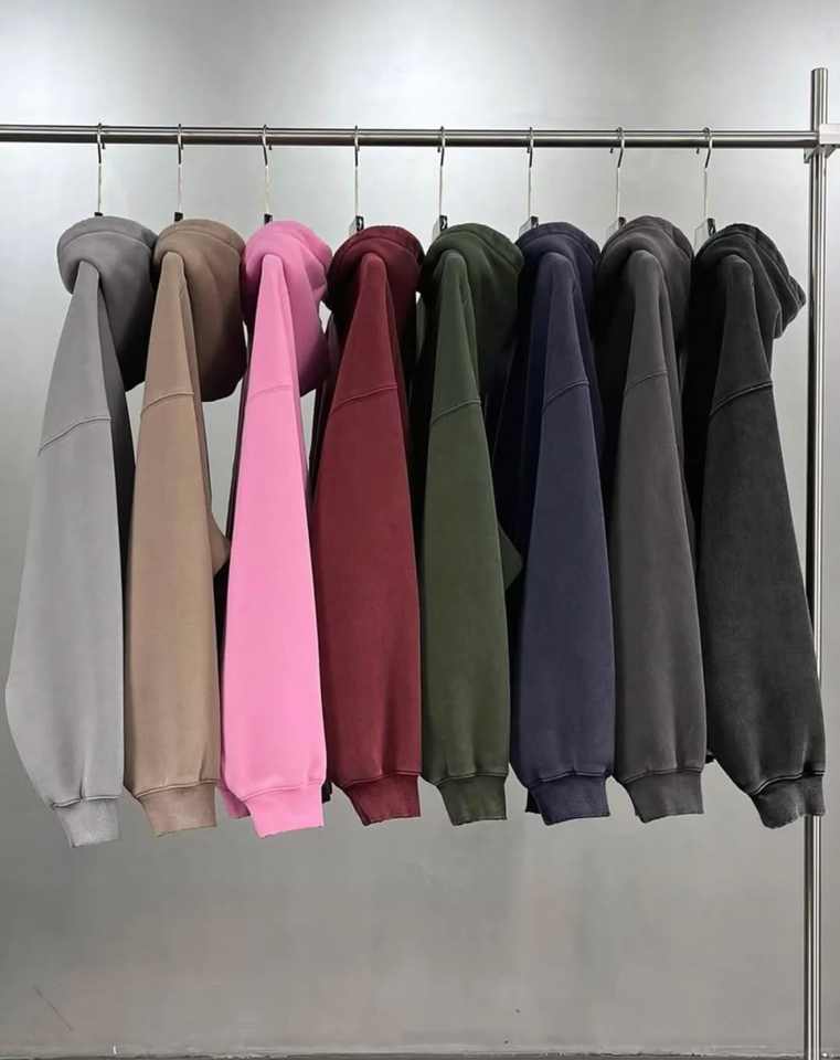 High-quality 500 GSM cotton thick blank ordinary heavyweight super large hoodie cordless unisex custom logo plus-size men's hoodie