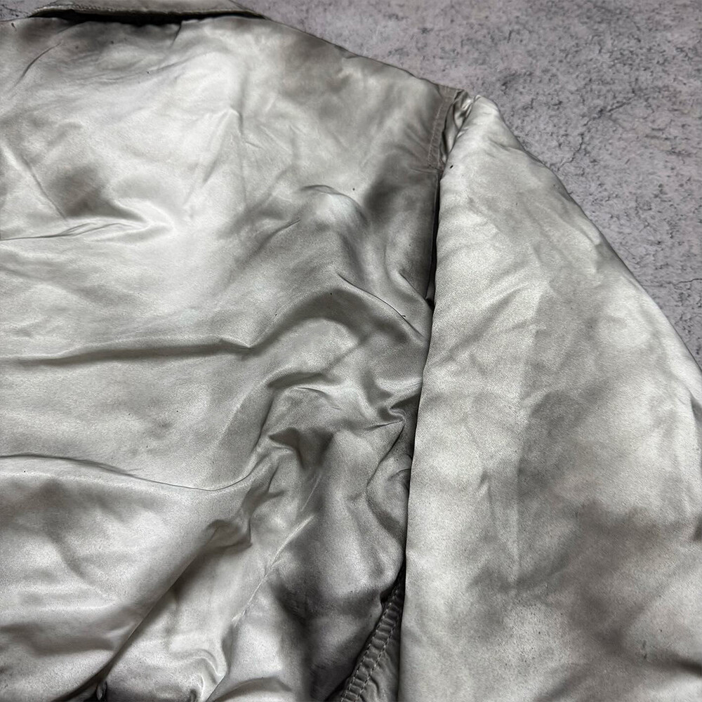 Custom retro streetwear design DTG zipper jacket custom men's winter goose down soft shell jacket winter fashion