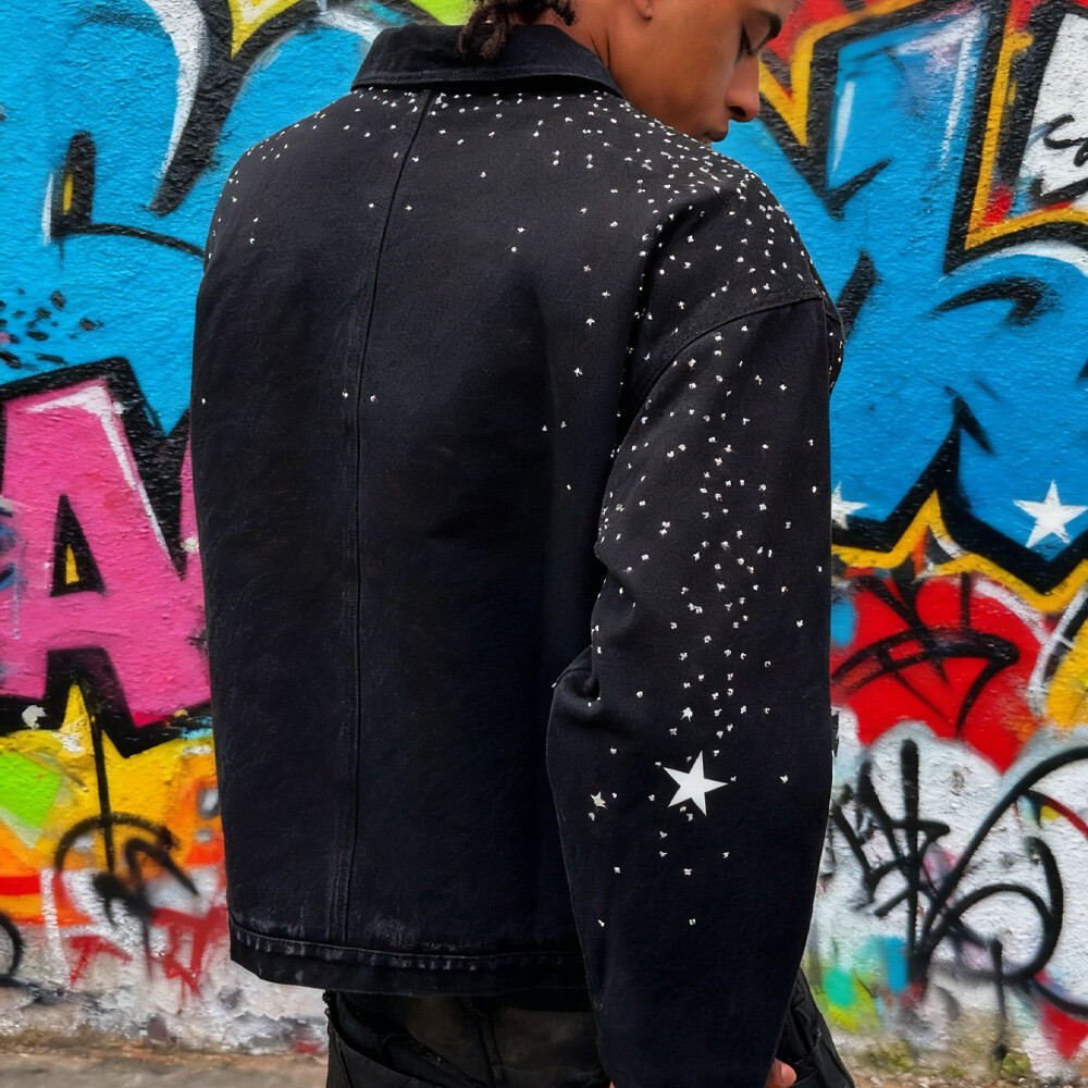 Trendy tweed pilot zipper suede denim jacket, custom streetwear, rhindiamond jeans, sports jacket, men's fashion brand