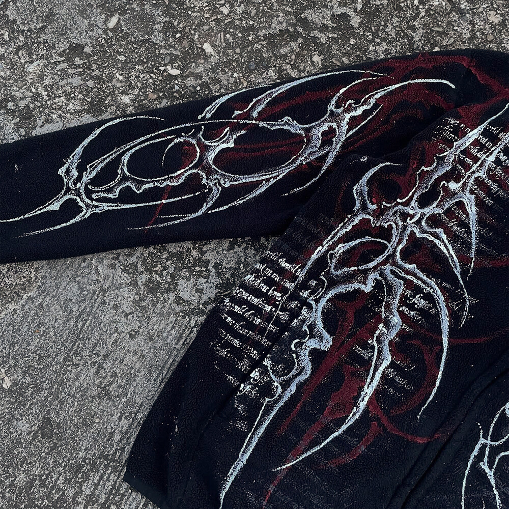 Custom-designed tactical pilot men's waterproof digital printed long eco-friendly UV-resistant wool jacket, outdoor sports streetwear