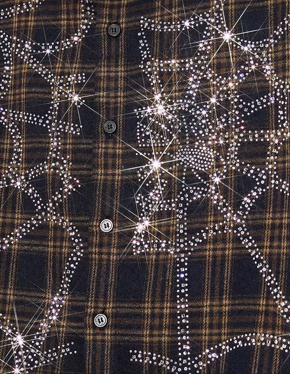 220 Gsm cotton-polyester fabric T-shirt, high-quality custom spider water diamond V-neck square polo T-shirt, 1.1 buttons