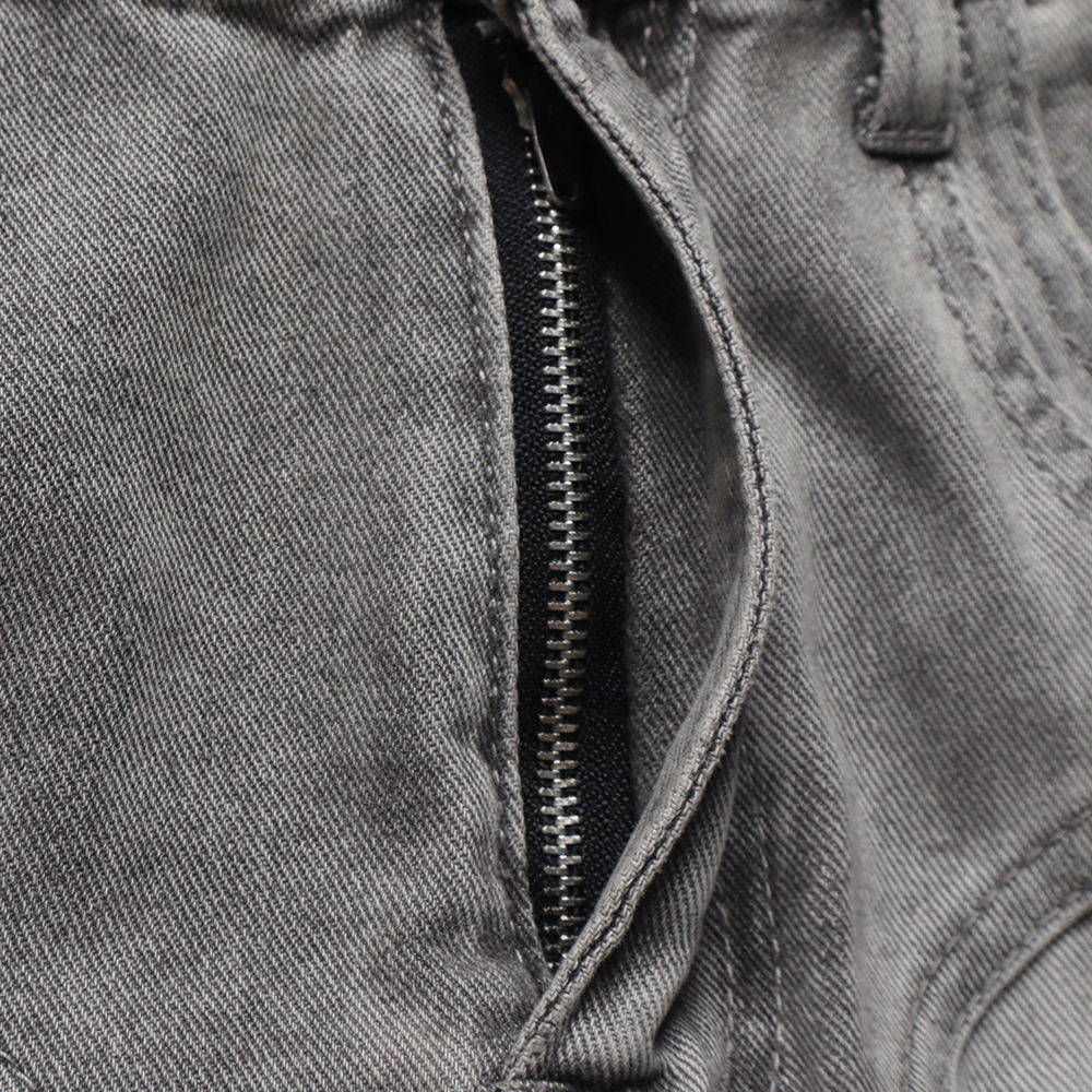 Cotton and polyester street wear wholesale mid-waist custom enzyme-washed boyfriend jeans for winter men