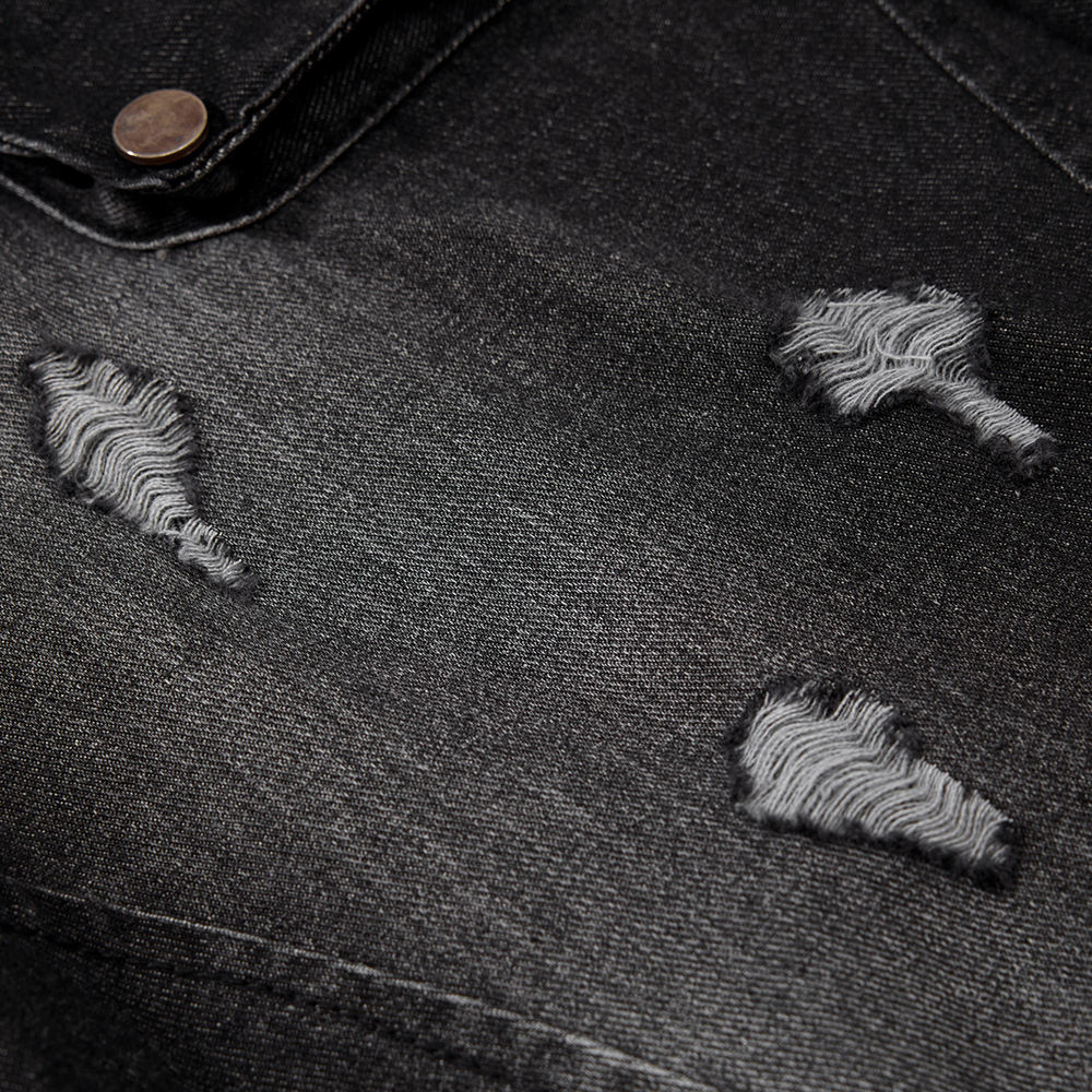 Custom-made pocket streetwear made of polyester-cotton fabric, mid-waisted straight-leg jeans for both men and women, suitable for manufacturers